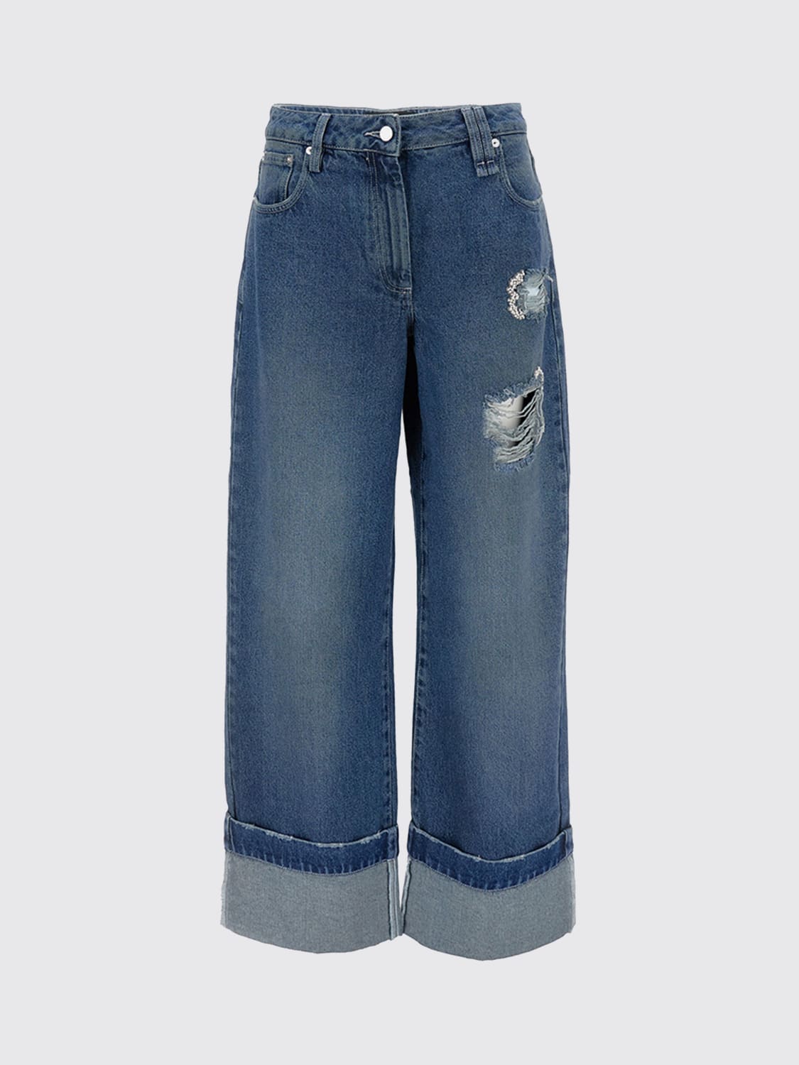 SIMONE ROCHA JEANS: Jeans woman Simone Rocha, Blue - Img 1