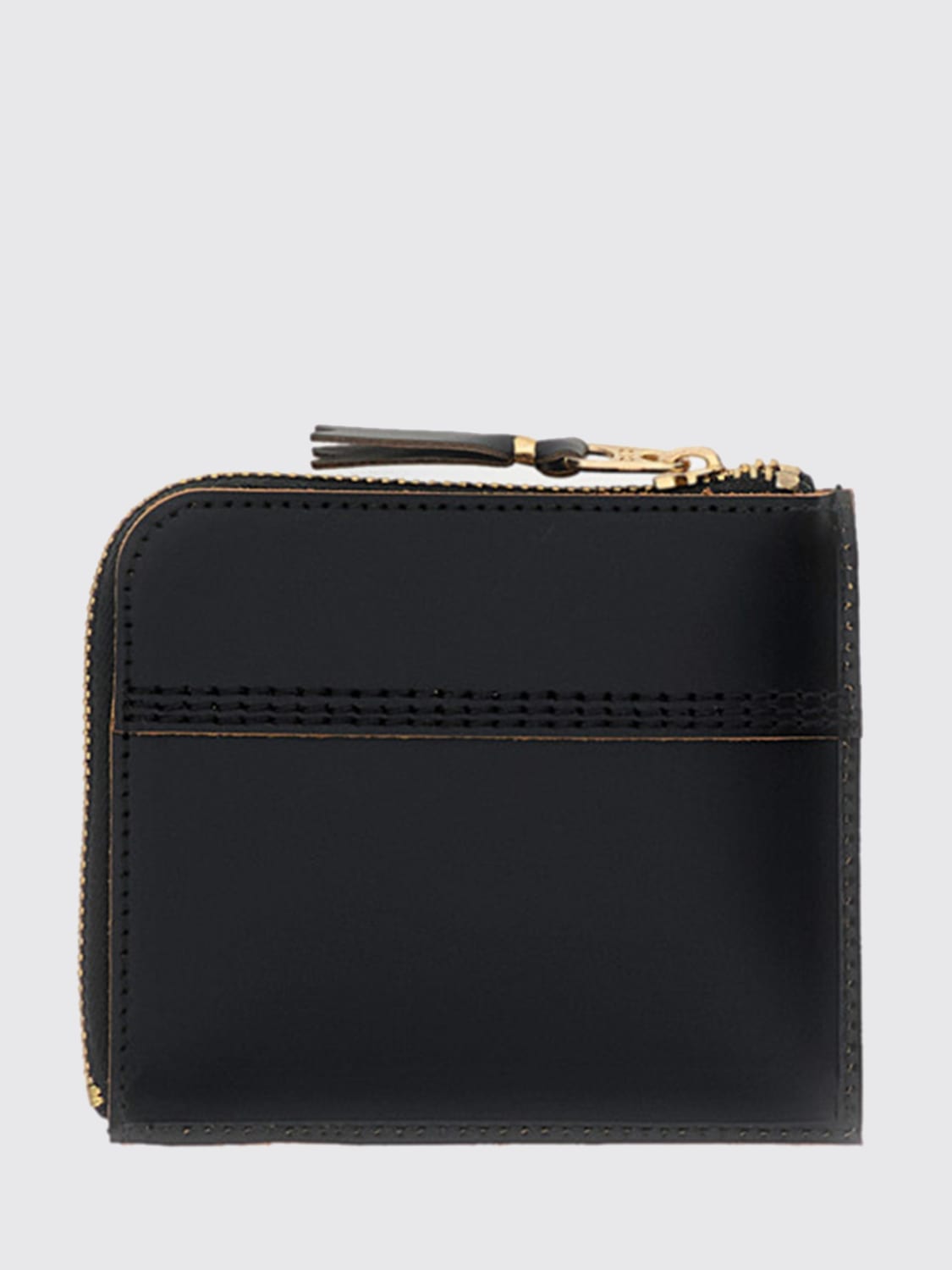 COMME DES GARÇONS WALLET PORTAFOGLIO: Portafoglio Triple Stitch Comme Des Garçons Wallet in pelle , Nero - Img 2