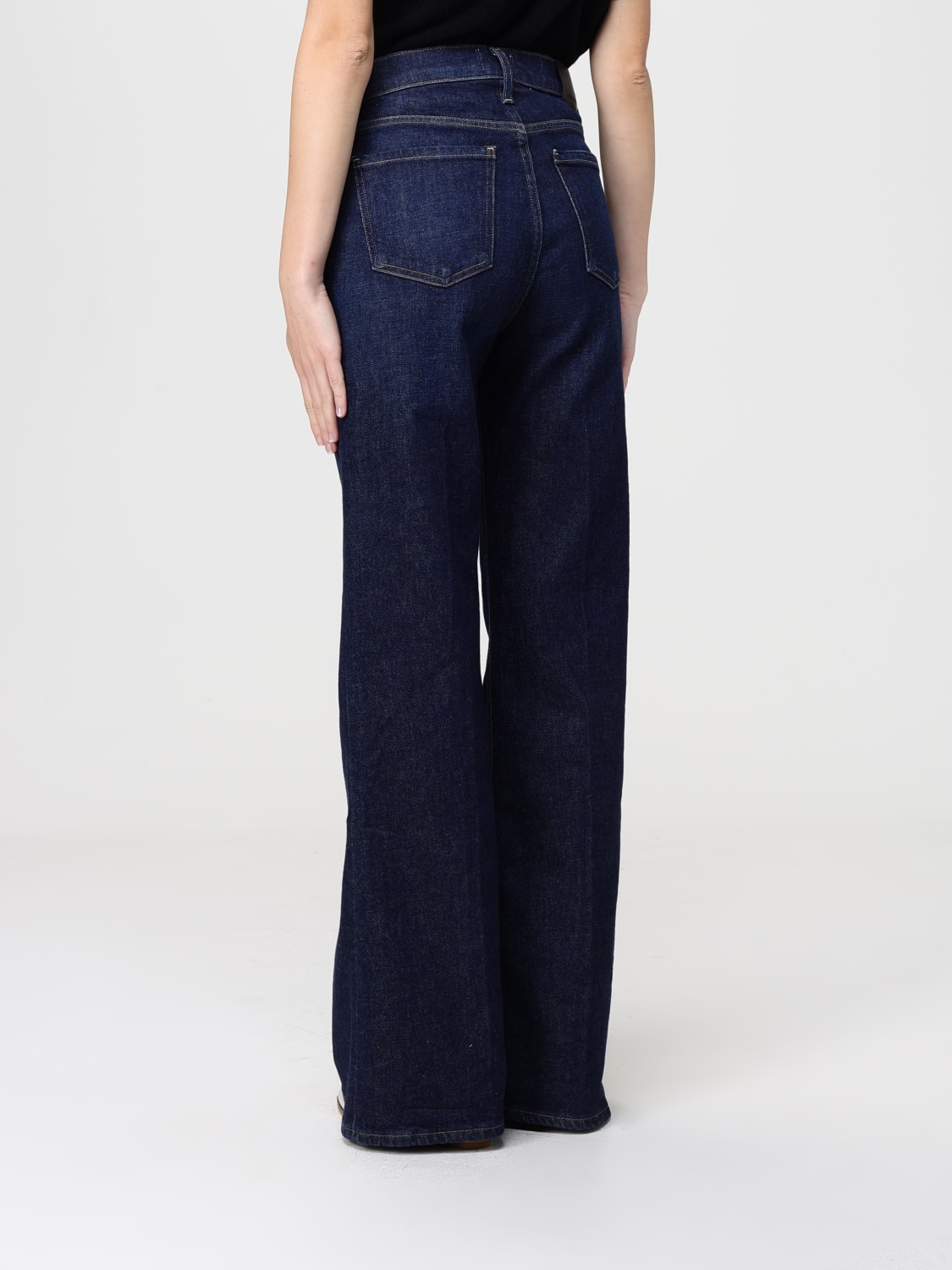 CITIZENS OF HUMANITY JEANS: Jeans wide-leg Citizens Of Humanity in denim stretch , Blue - Img 2