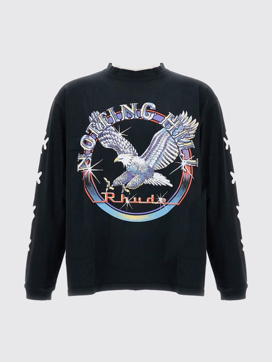 RHUDE T-SHIRT: T-shirt men Rhude, Black - Img 1