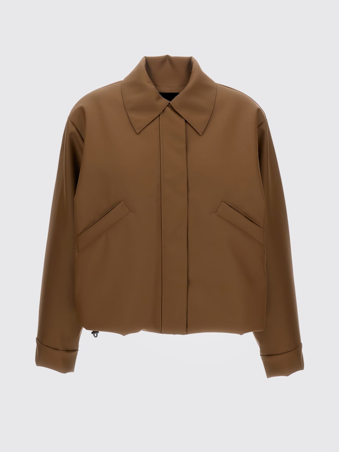 KASSL EDITIONS GIACCA: Overshirt Kassl Editions in tessuto tecnico , Beige - Img 2