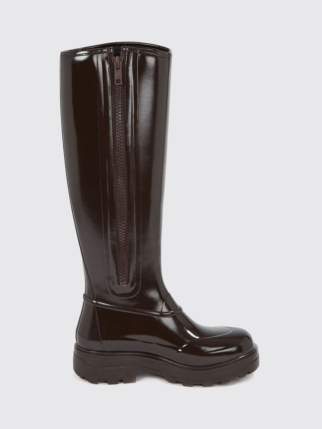 KASSL EDITIONS BOOTS: Flat ankle boot woman Kassl Editions, Brown - Img 1