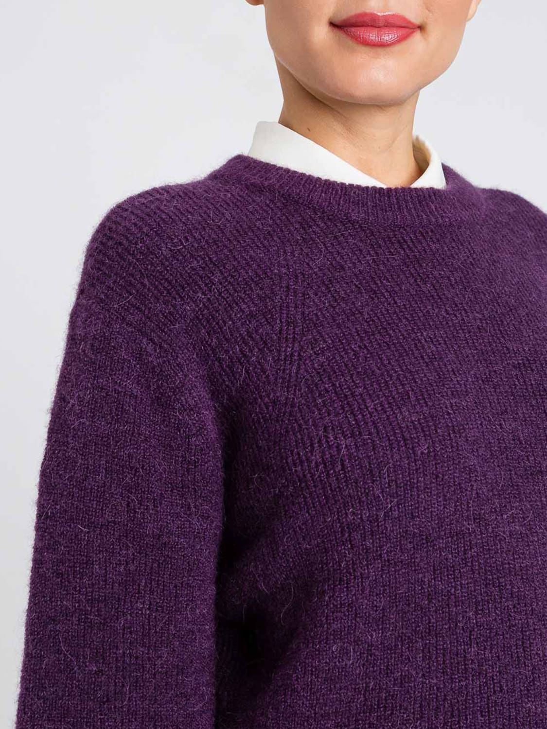 TWINSET SWEATER: Sweater woman Twinset, Violet - Img 4