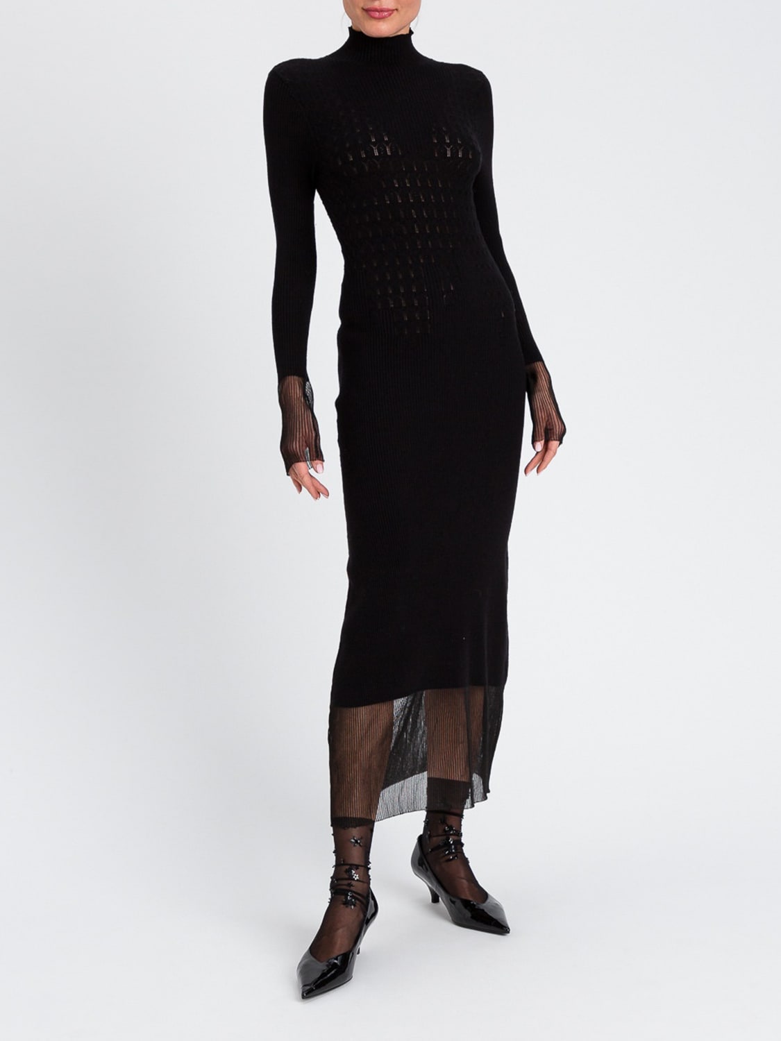 TWINSET DRESS: Dress woman Twinset, Black - Img 2