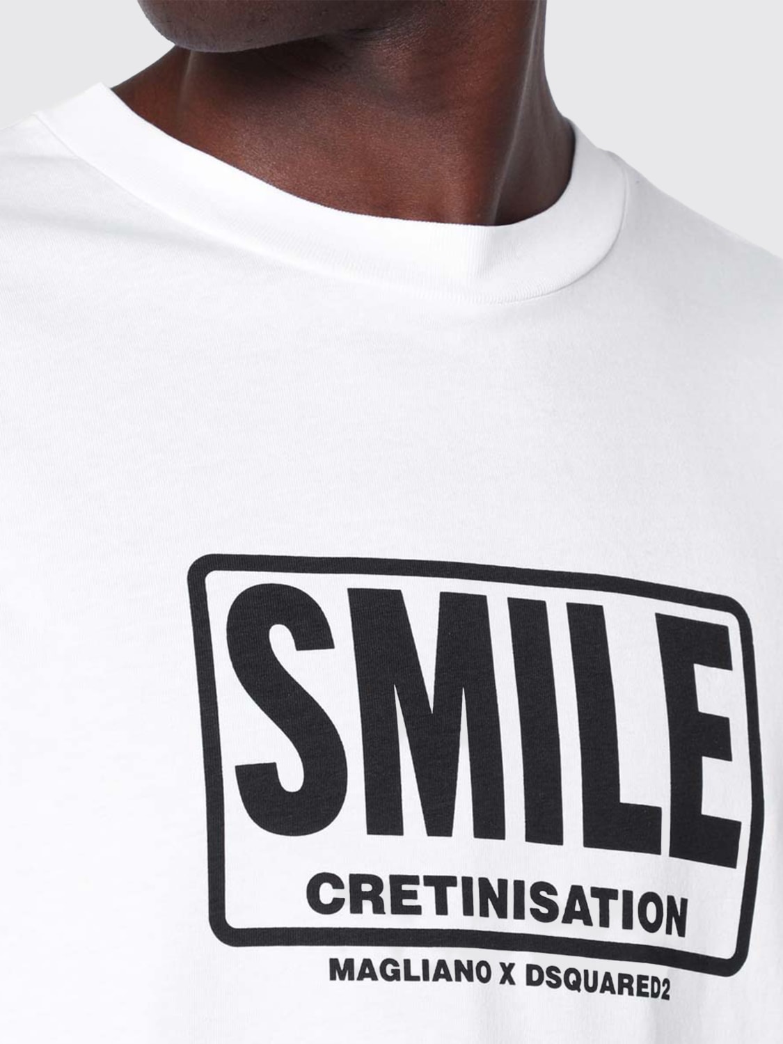 MAGLIANO X DSQUARED2 T-SHIRT: Polo herren Dsquared2, Weiß - Img 5