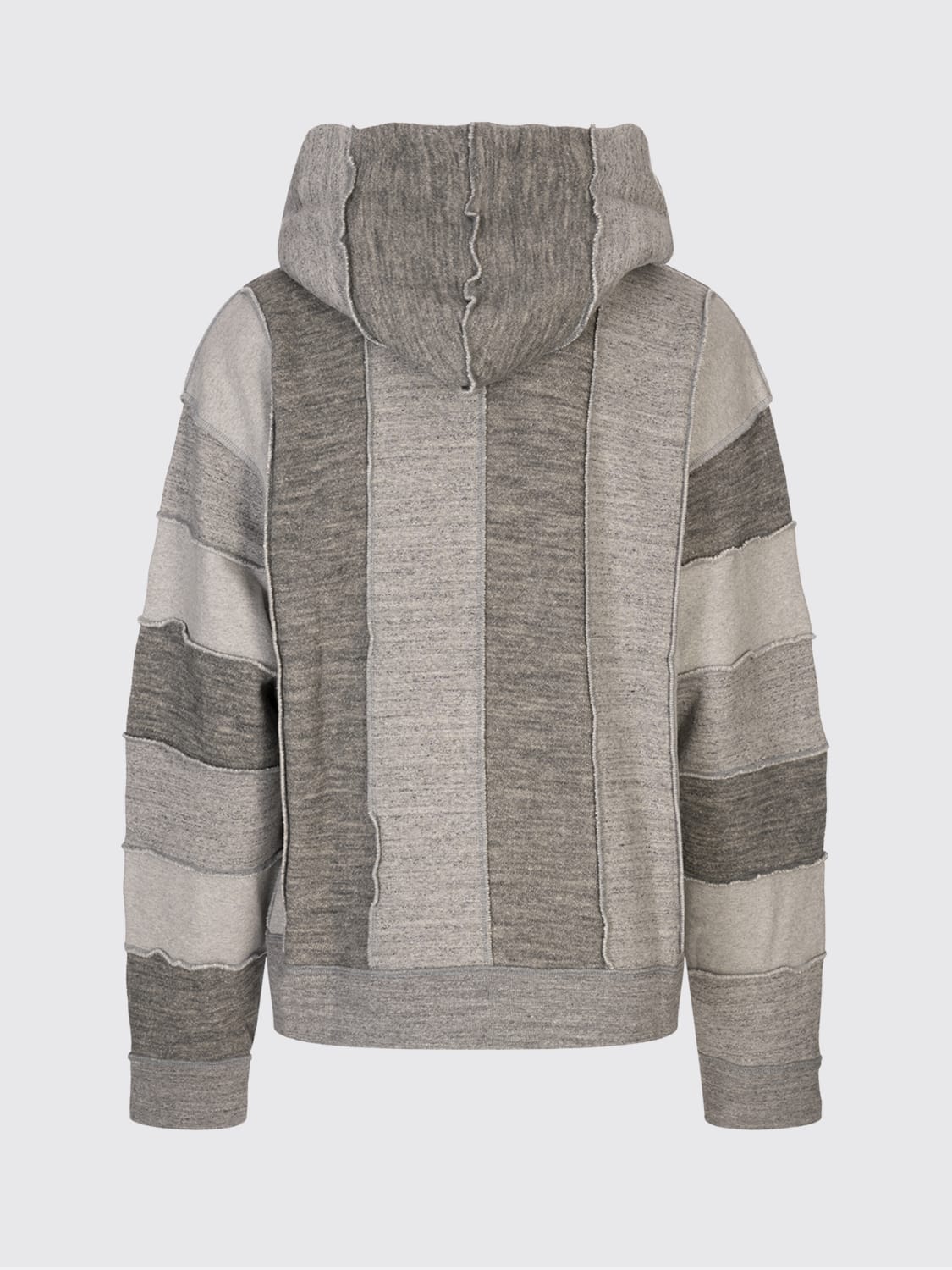 MAGLIANO X DSQUARED2 FELPA: Felpa con cappuccio in maglia di lana e cotone Magliano x Dsquared2, Grigio - Img 2