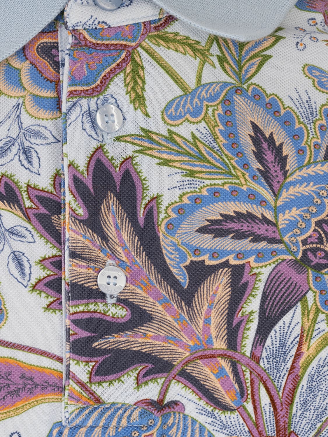 ETRO POLO: Polo herren Etro, Blau - Img 3