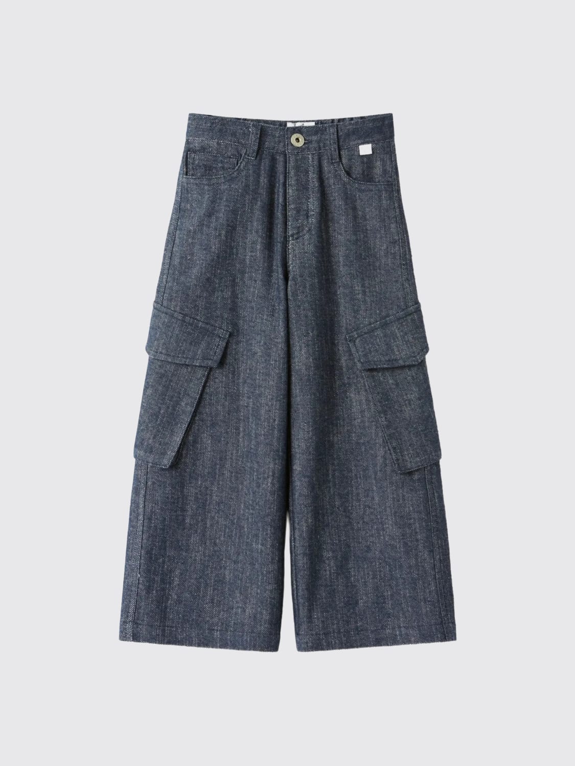 IL GUFO JEANS: Pants kids Il Gufo, Blue - Img 1