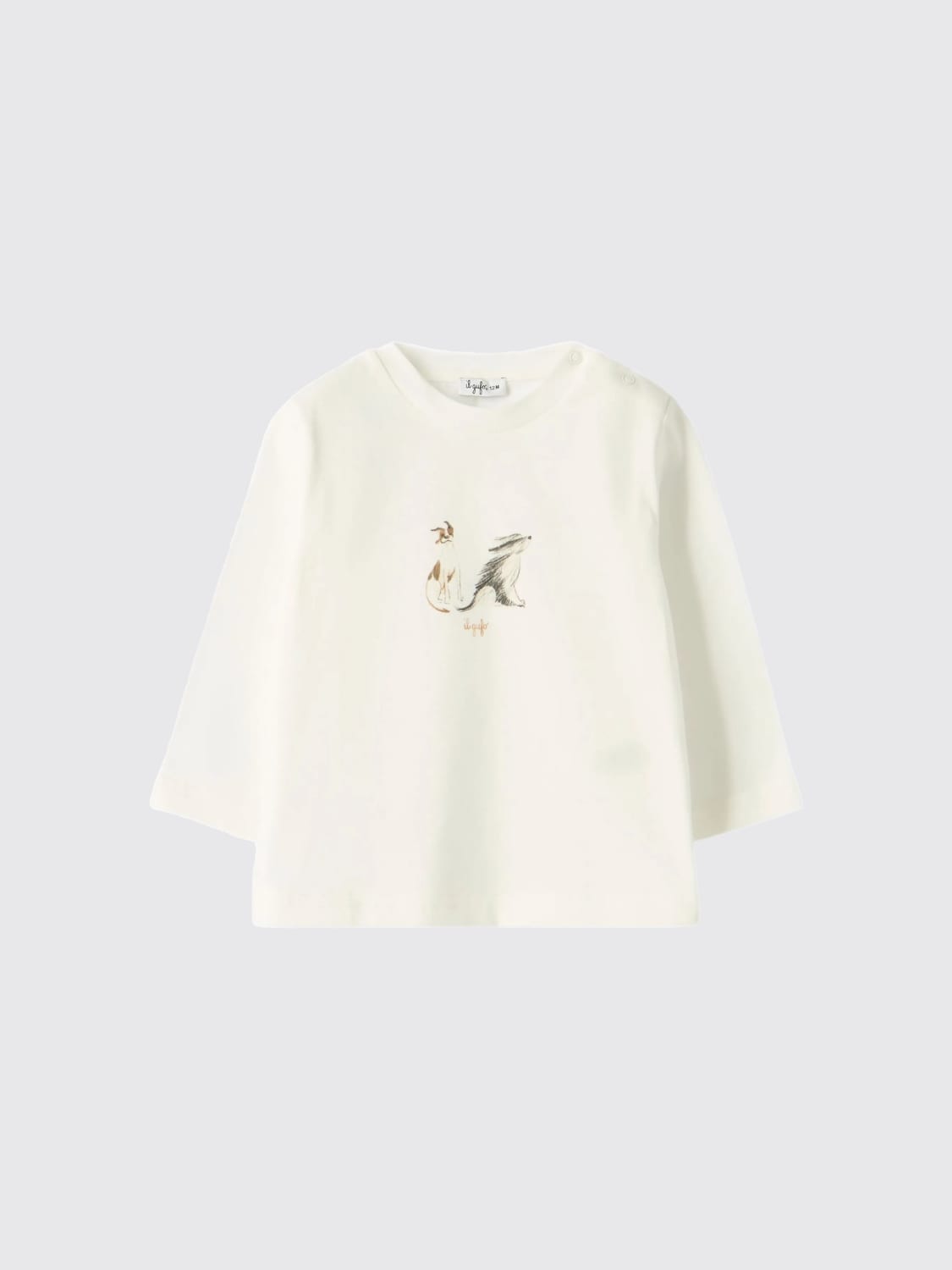 IL GUFO T-SHIRT: T-shirt enfant Il Gufo, Blanc - Img 1