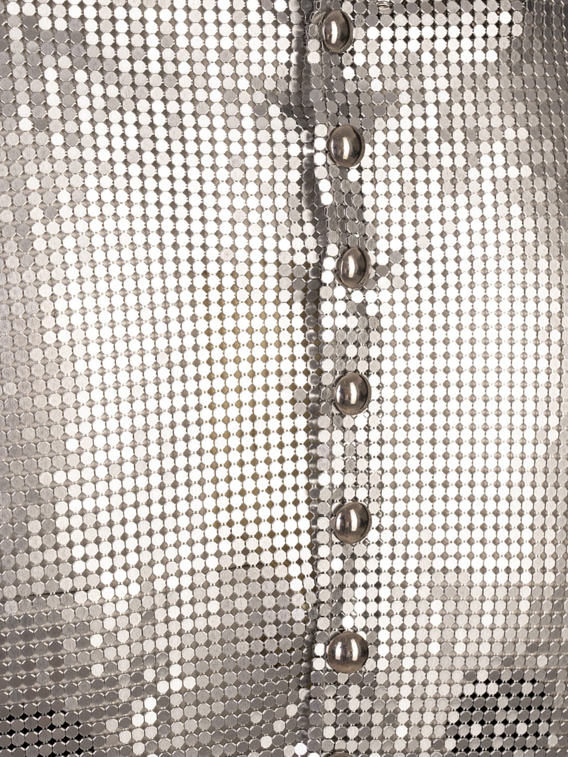 RABANNE ROCK: Rock damen Rabanne, Silber - Img 3