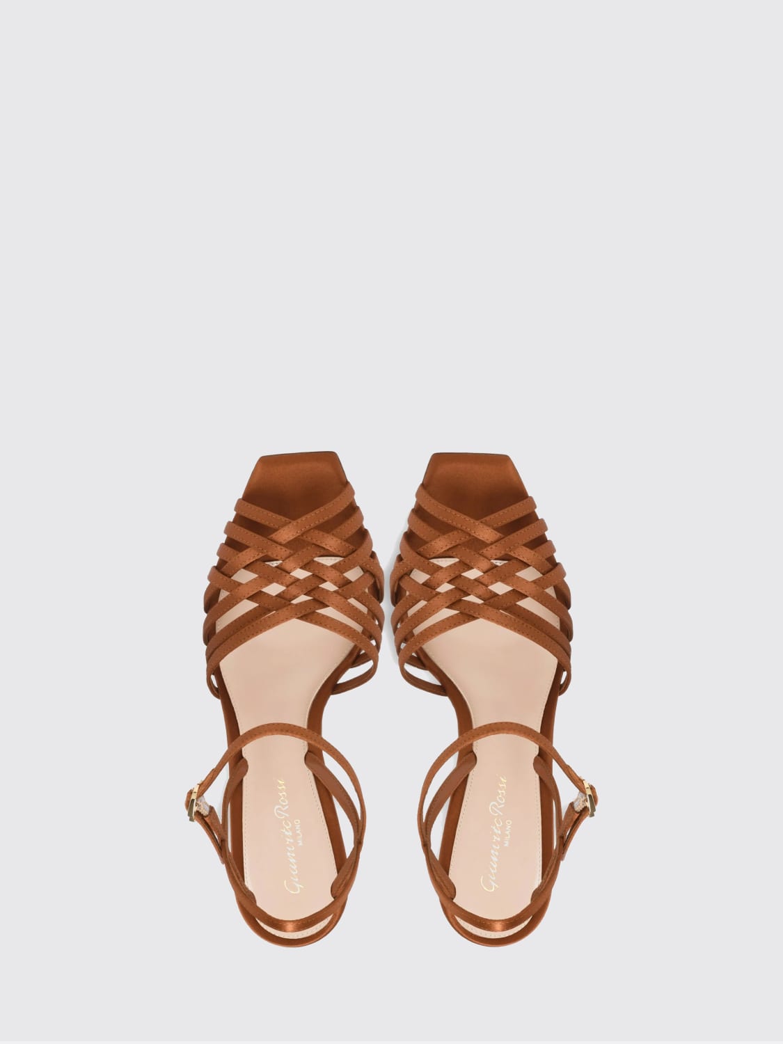GIANVITO ROSSI HEELED SANDAL: Heeled sandal woman Gianvito Rossi, Brown - Img 4