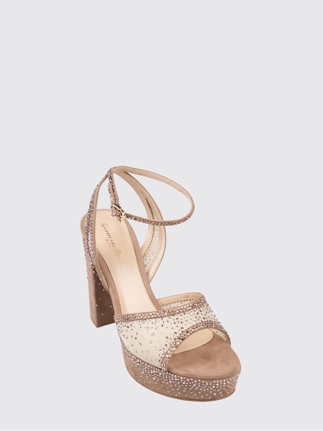 GIANVITO ROSSI HEELED SANDAL: Heeled sandal woman Gianvito Rossi, Pink - Img 2