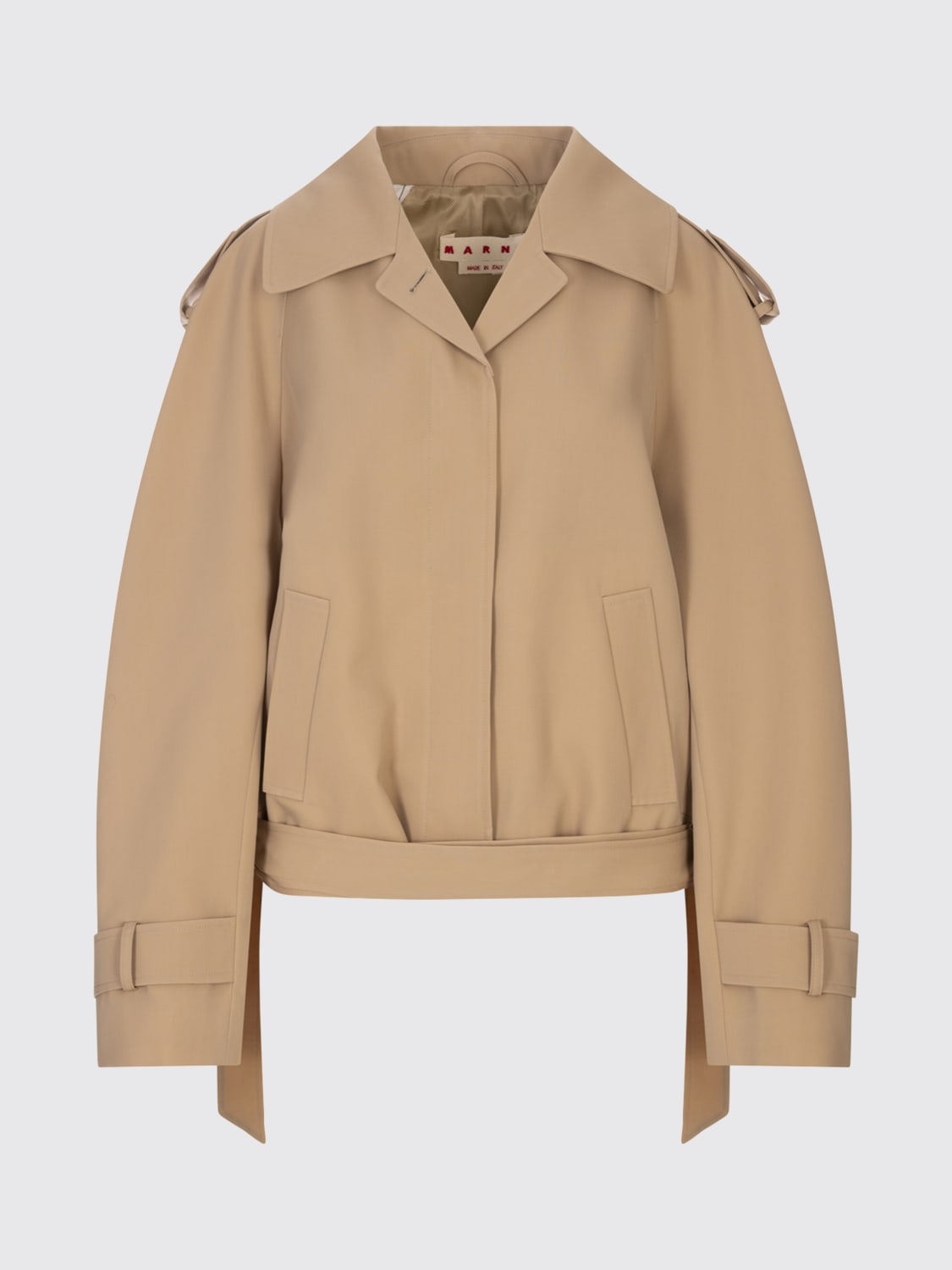 MARNI CHAQUETA: Abrigo mujer Marni, Marrón - Img 1