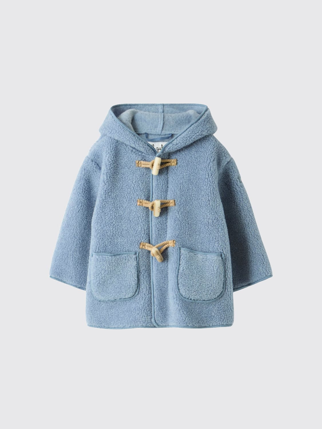 IL GUFO COAT: Coat kids Il Gufo, Blue - Img 1