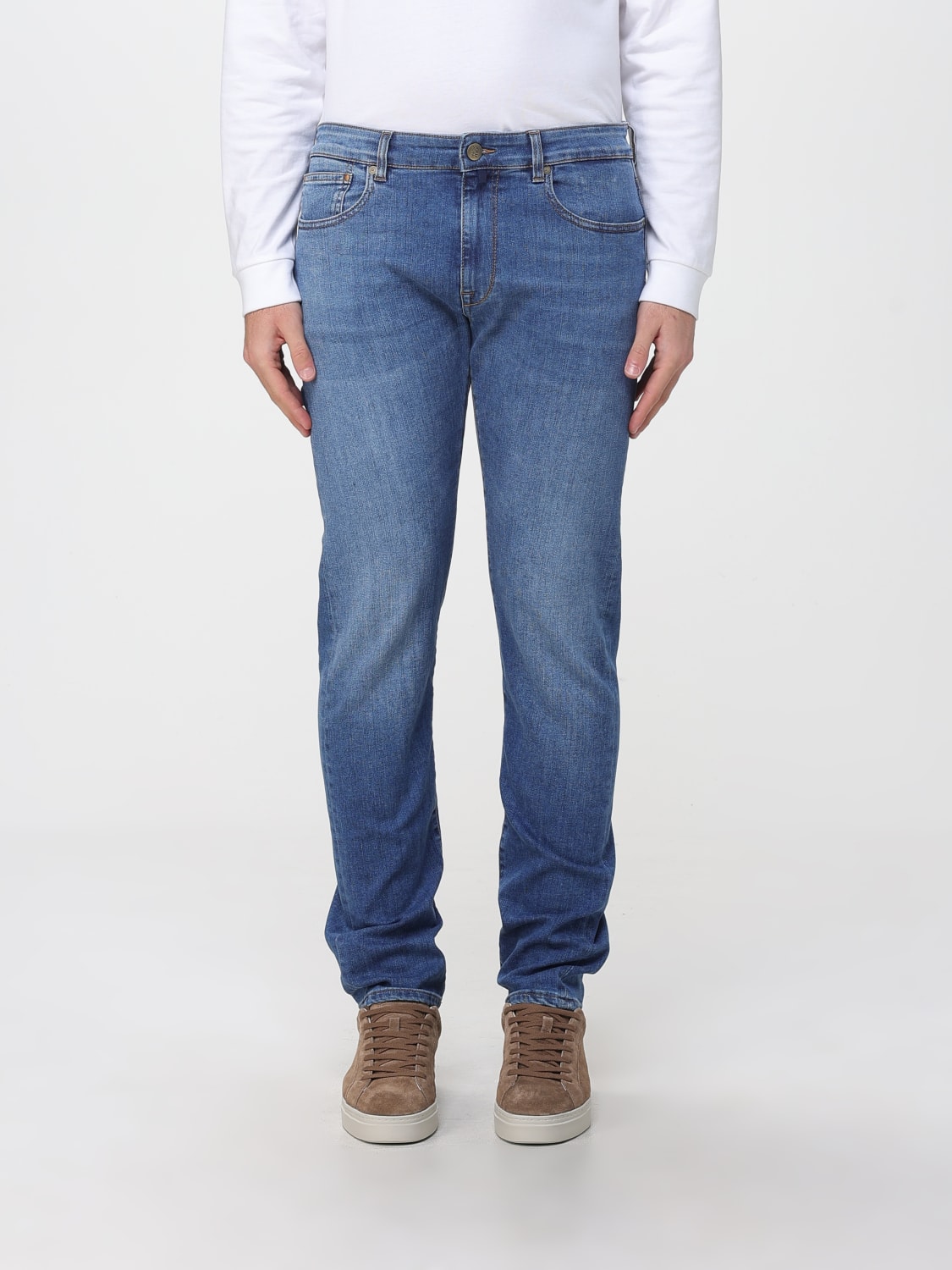 INCOTEX JEANS: Jeans homme Incotex, Bleu - Img 1