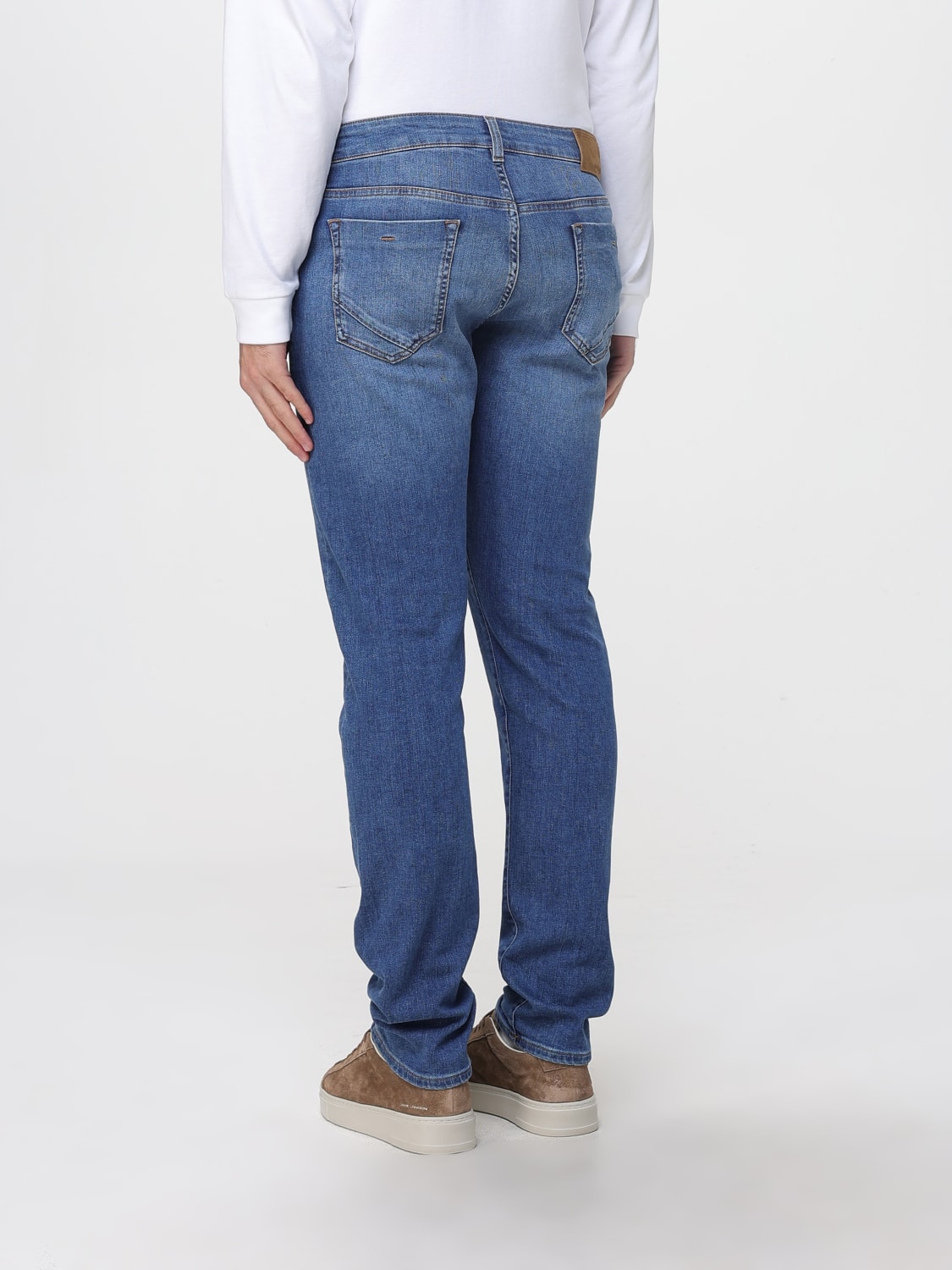 INCOTEX JEANS: Jeans homme Incotex, Bleu - Img 2