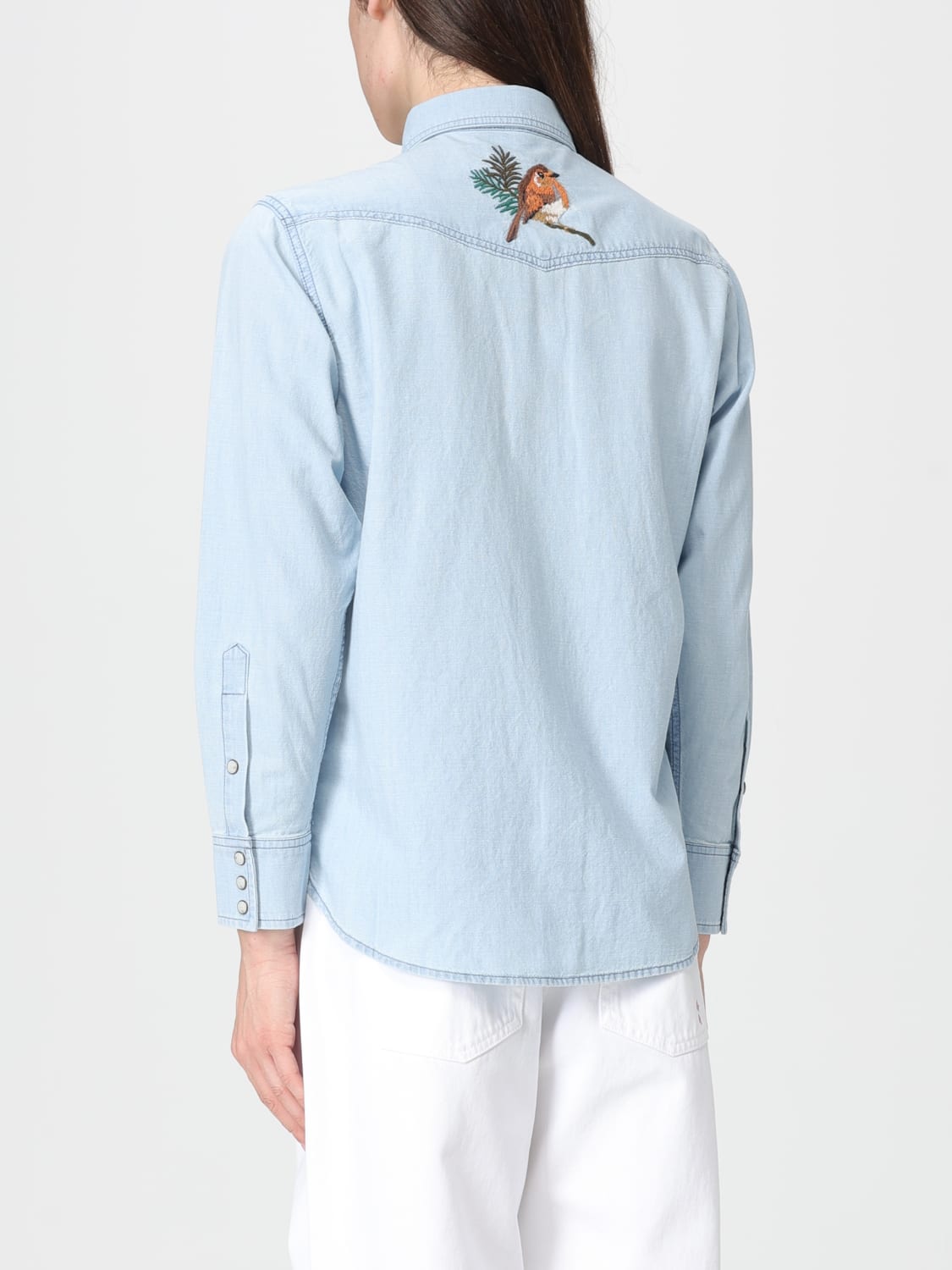 FILSON SHIRT: Shirt woman Filson, Blue - Img 2