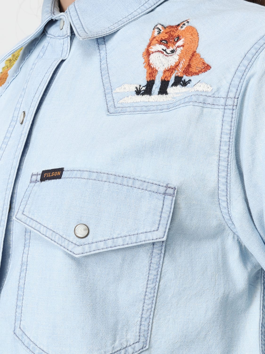 FILSON SHIRT: Shirt woman Filson, Blue - Img 3