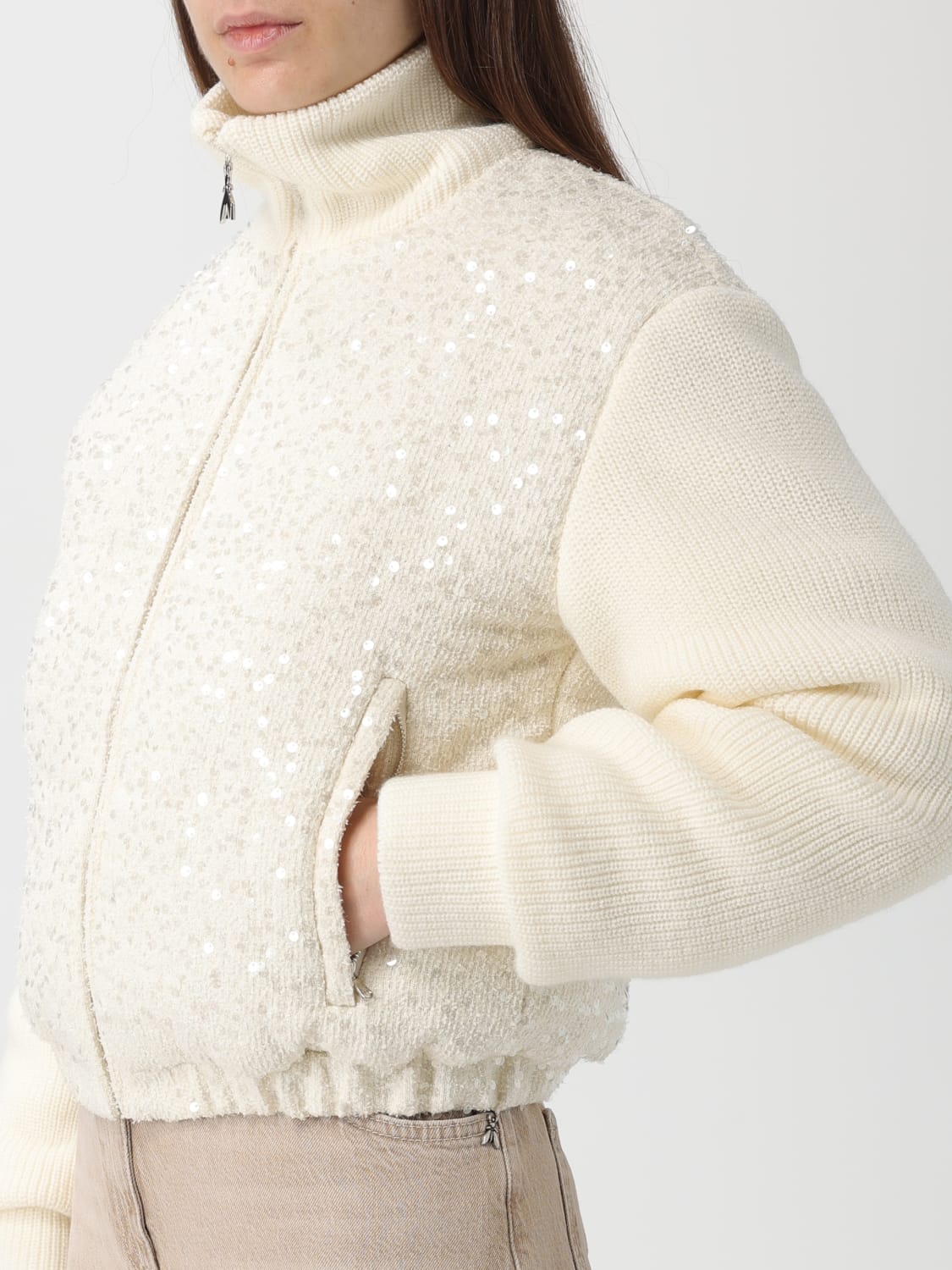 PATRIZIA PEPE JACKE: Jacke damen Patrizia Pepe, Weiß - Img 4