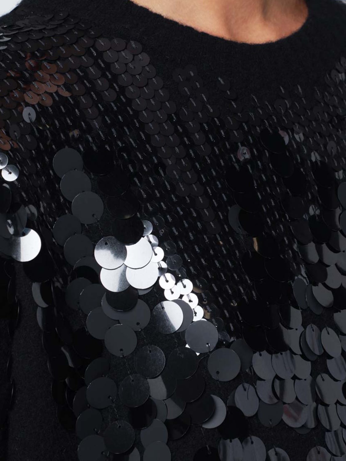 ROBERTO COLLINA JERSEY: Jersey mujer Roberto Collina, Negro - Img 4