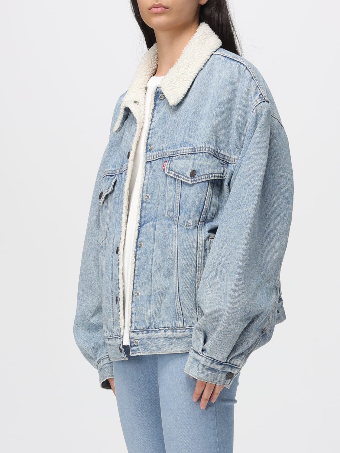 LEVI'S JACKET: Jacket woman Levi's, Denim - Img 3