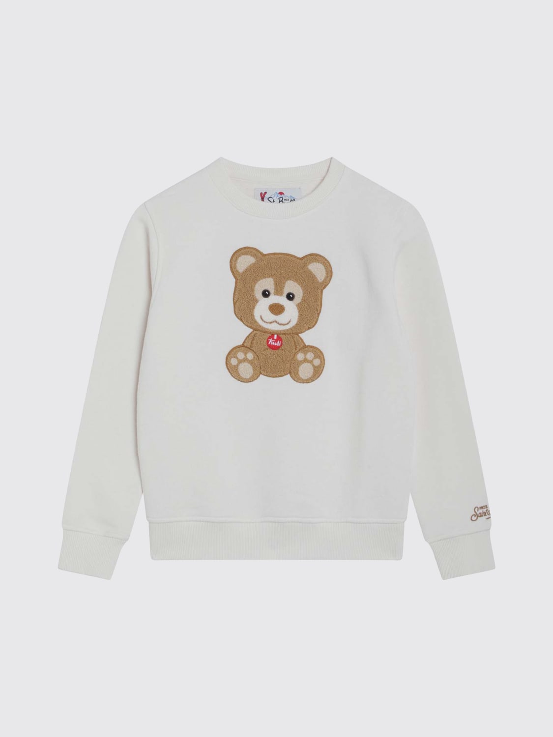 MC2 SAINT BARTH SWEATER: Sweater kids Mc2 Saint Barth, Yellow Cream - Img 1