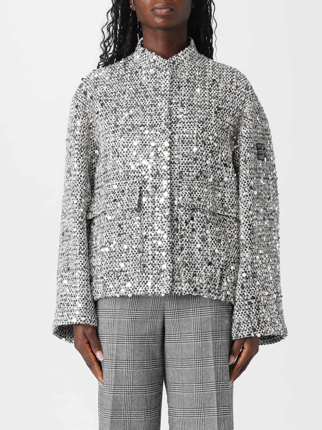 ERMANNO FIRENZE MANTEAU: Manteau femme Ermanno Firenze, Gris - Img 1