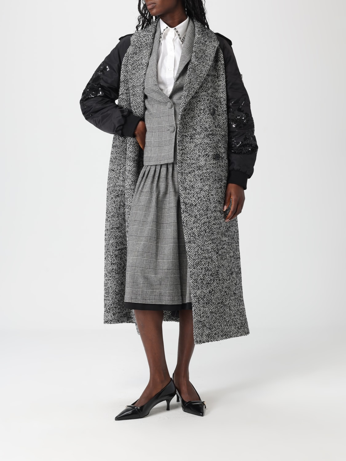 ERMANNO FIRENZE JACKET: Jacket woman Ermanno Firenze, Grey - Img 2