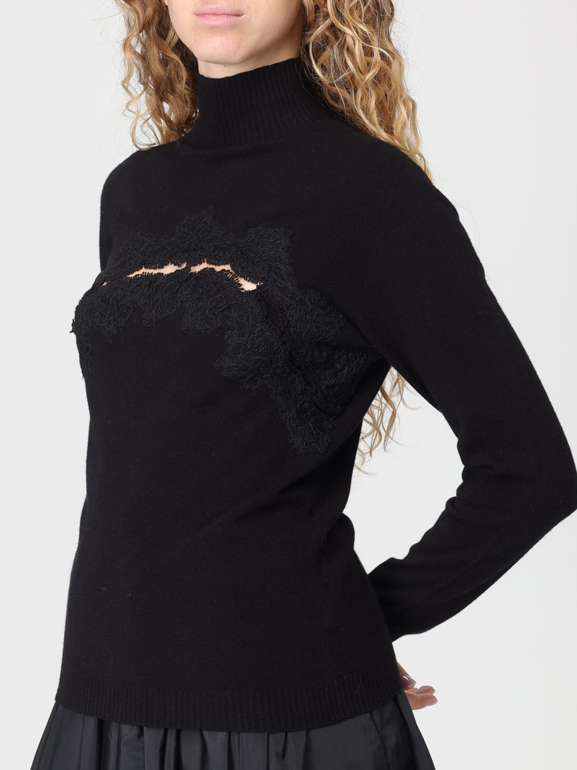 ERMANNO FIRENZE PULLOVER: Pullover damen Ermanno Firenze, Schwarz - Img 3