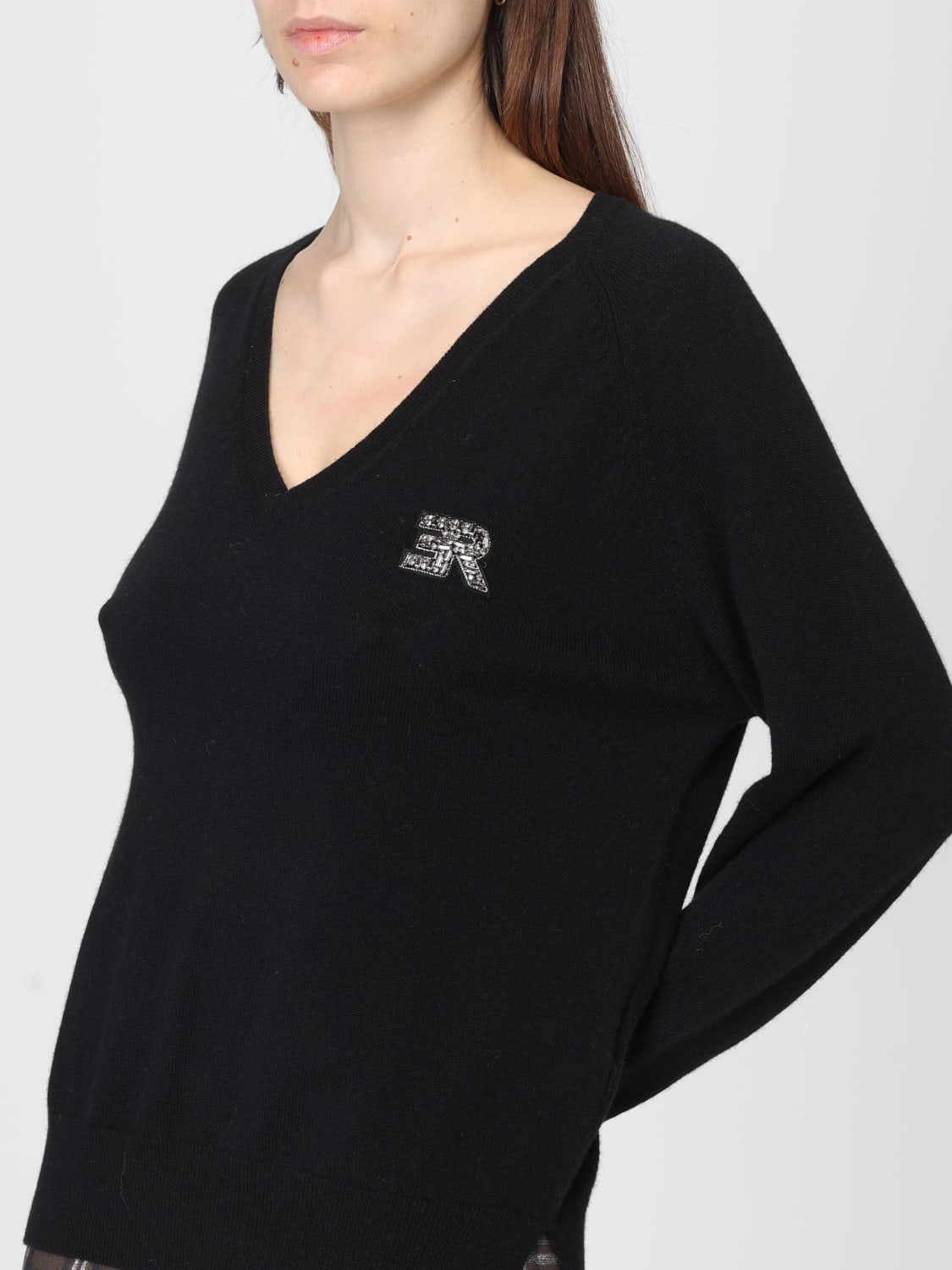 ERMANNO FIRENZE SWEATER: Sweater woman Ermanno Firenze, Black - Img 4