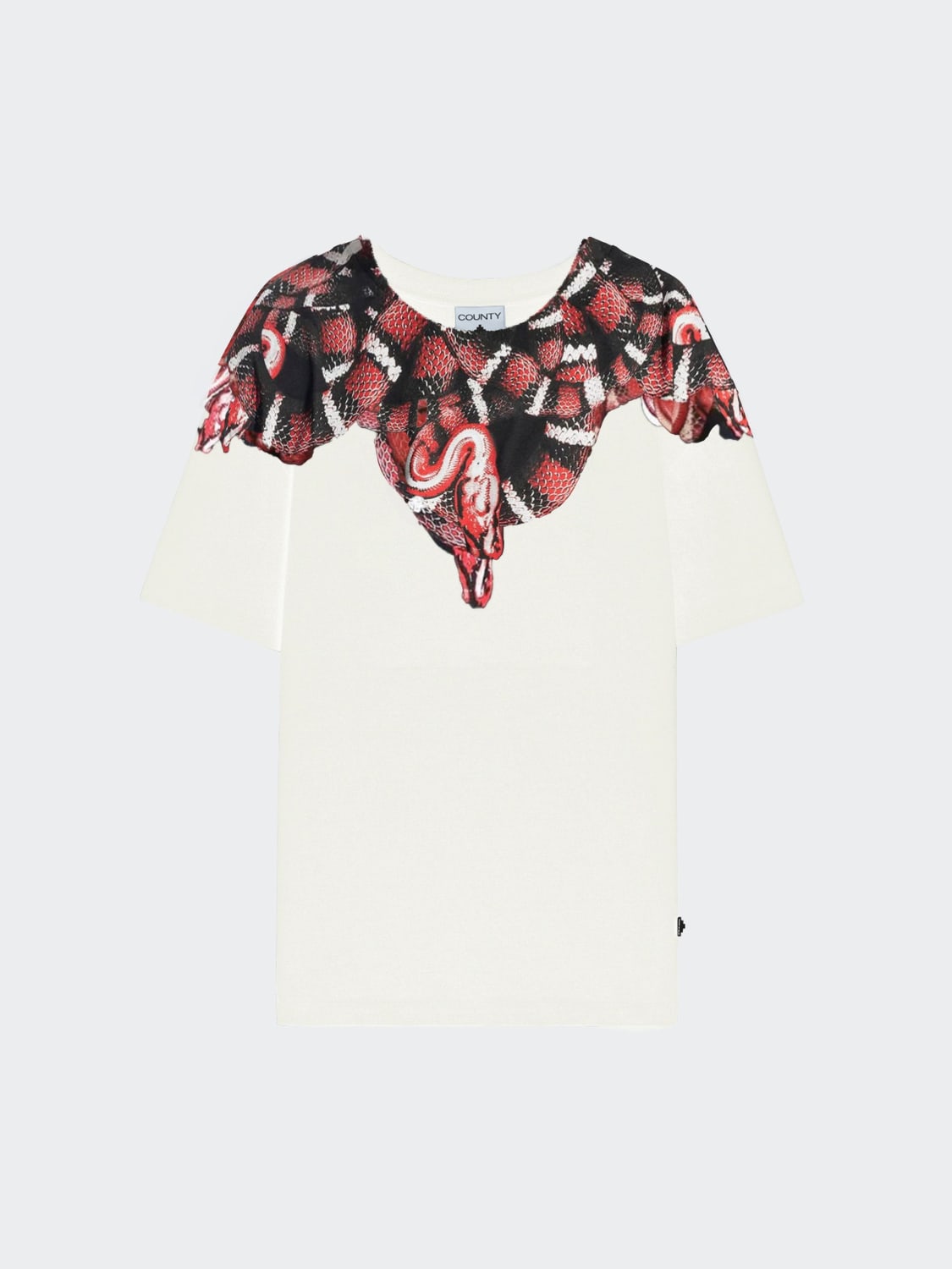 COUNTY OF MILAN T恤: T恤 男士 County Of Milan, 奶油色 - Img 1