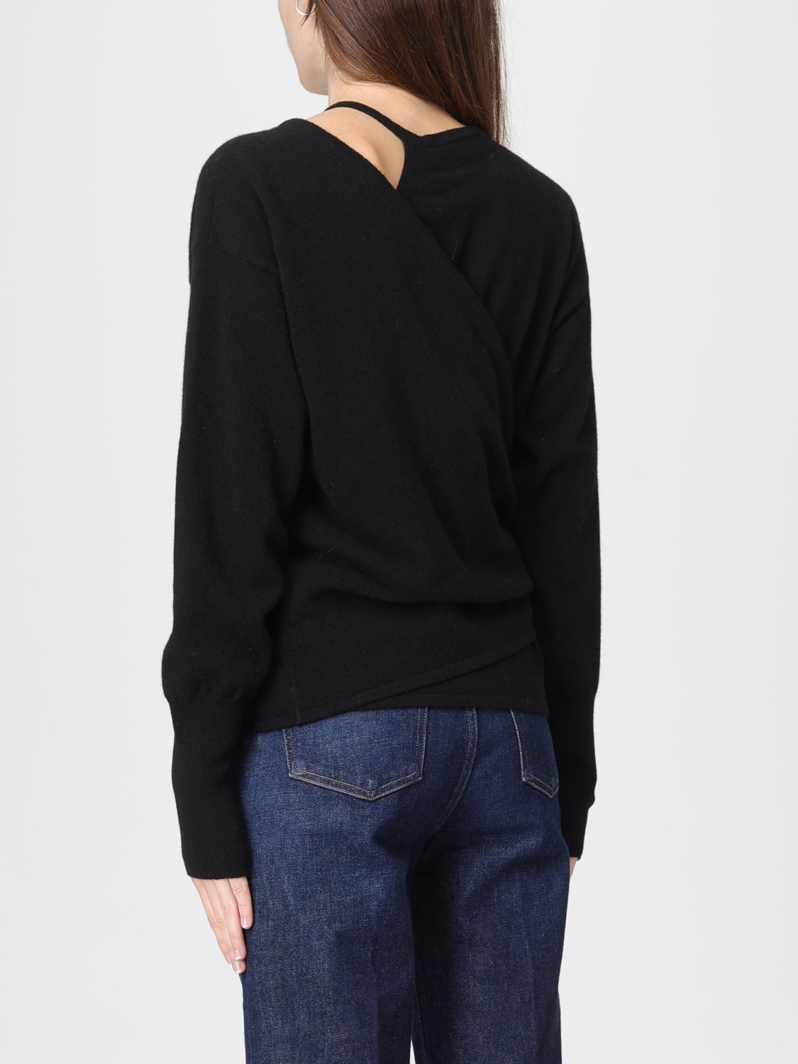 FEDERICA TOSI SWEATER: Sweater woman Federica Tosi, Black - Img 2