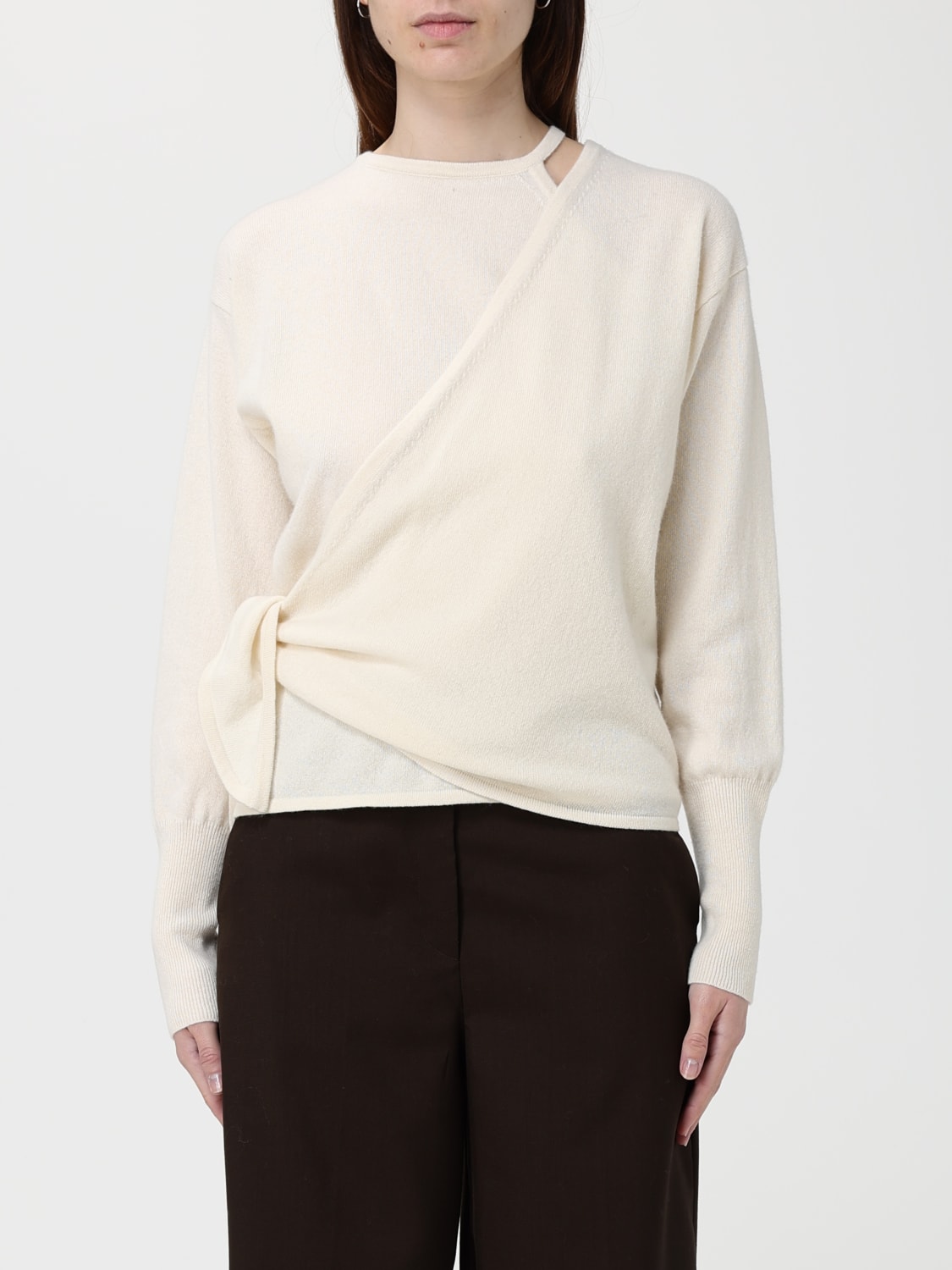 FEDERICA TOSI SWEATER: Sweater woman Federica Tosi, Milk - Img 1