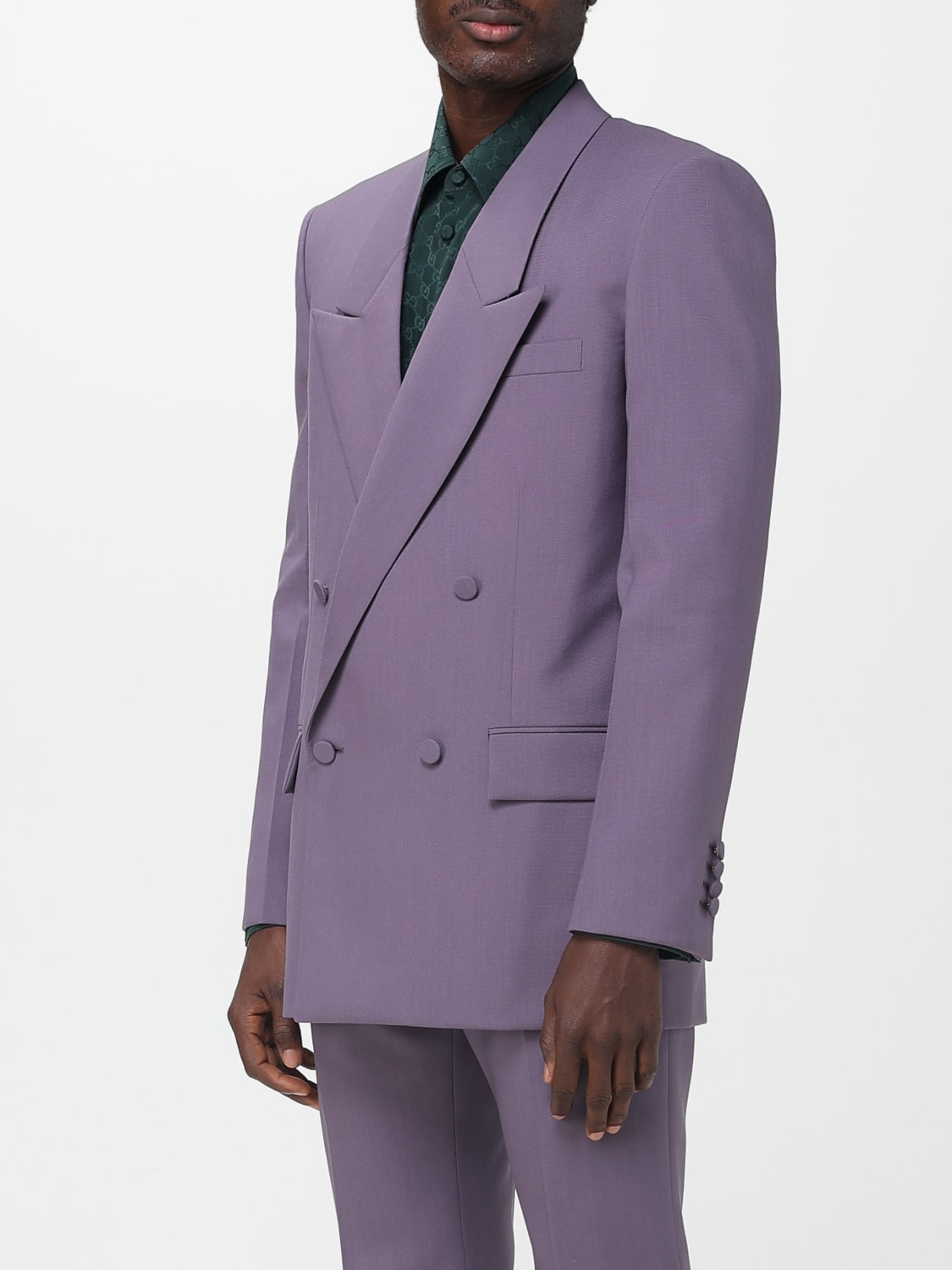 GUCCI JACKE: Jacke herren Gucci, Violett - Img 4