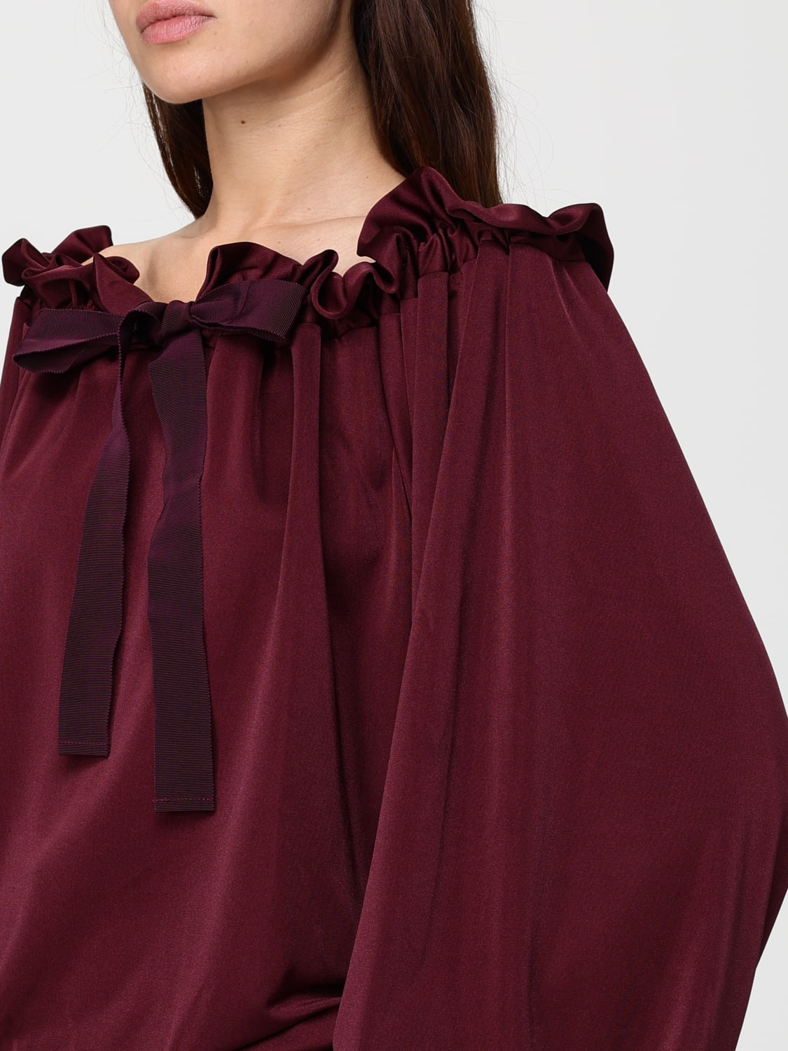 PATOU TOP: Chemise femme Patou, Bordeaux - Img 4