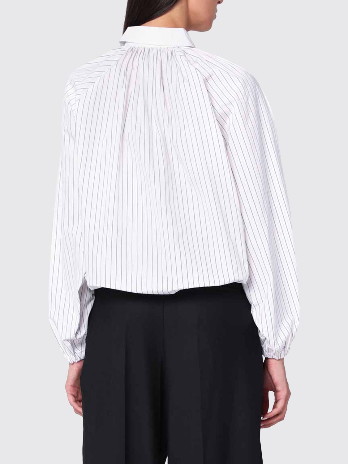 PATOU CAMICIA: Camicia a righe in cotone bio Patou, Rosa - Img 3