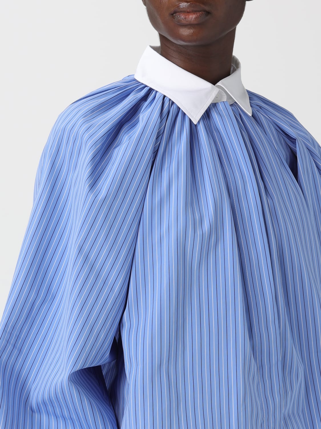 PATOU HEMDBLUSE: Hemdbluse damen Patou, Hellblau - Img 4