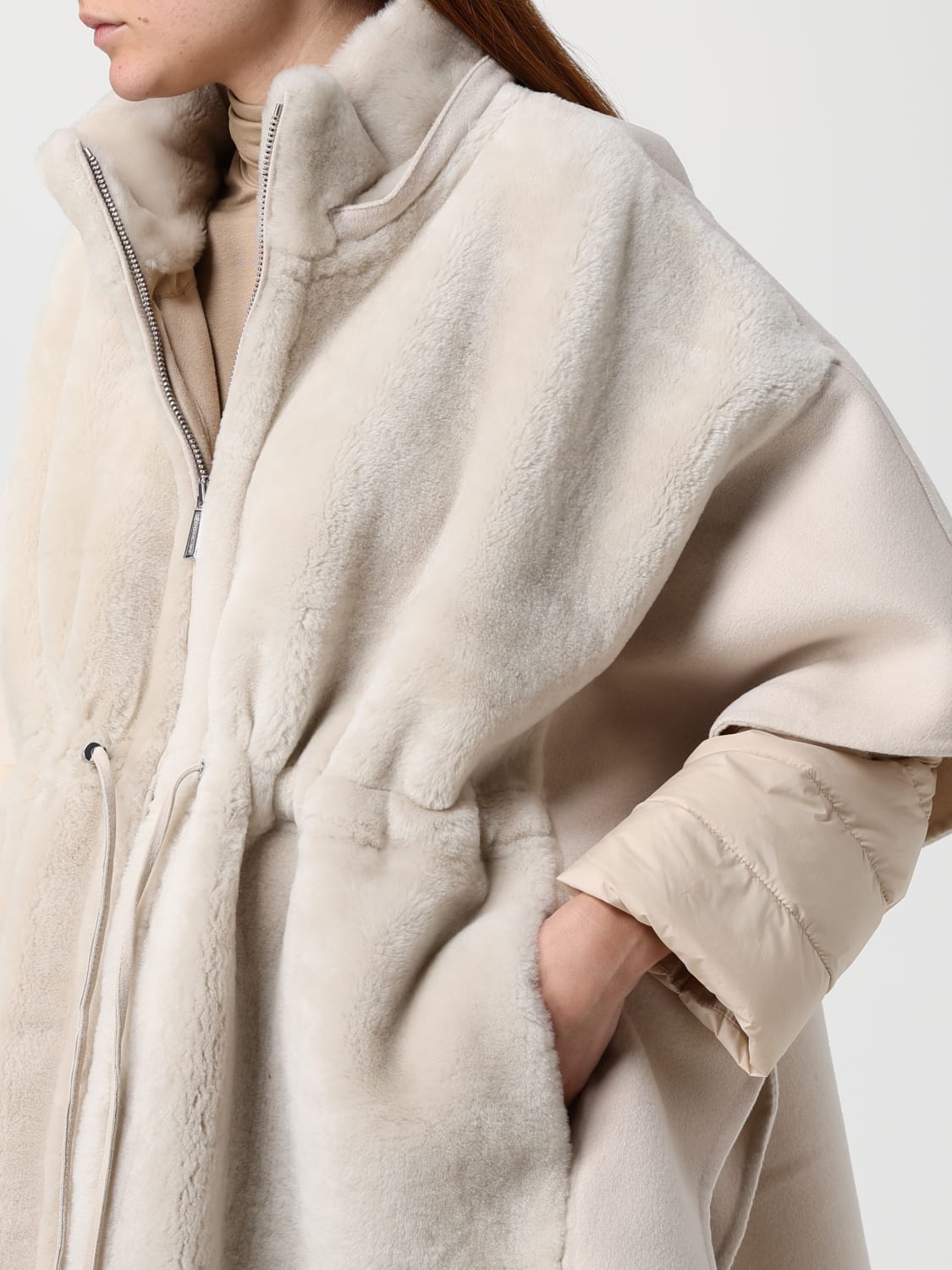 MOORER CHAQUETA: Chaqueta mujer Moorer, Blanco - Img 4