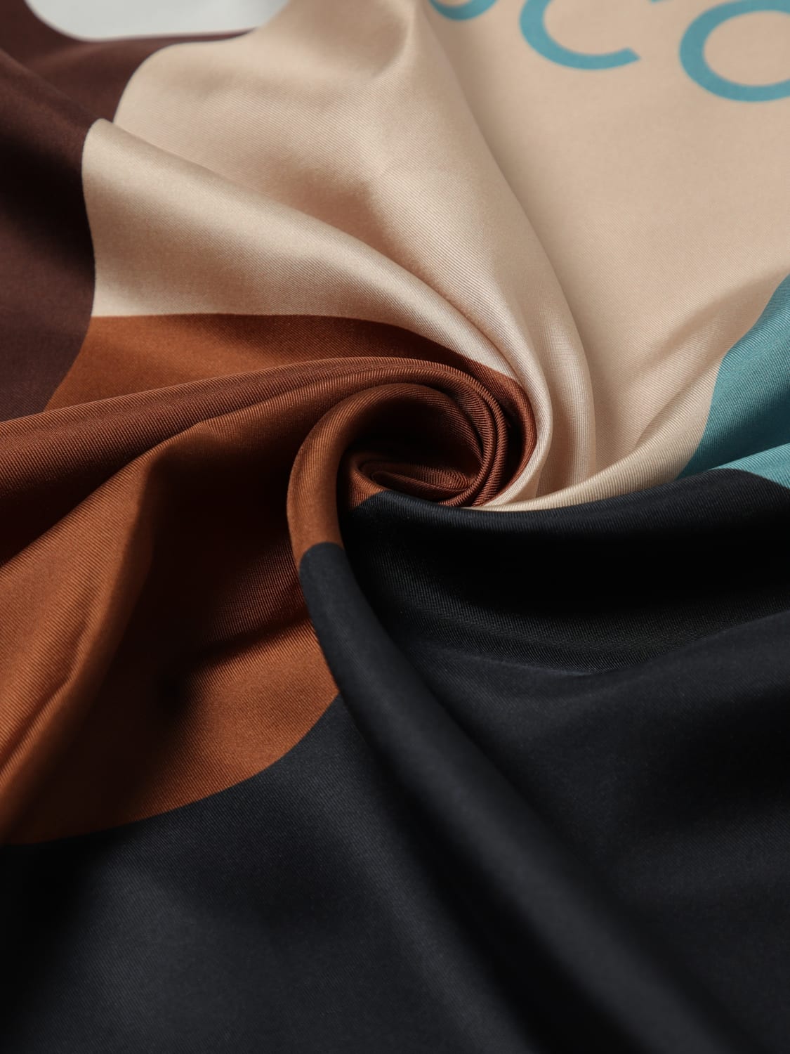 COCCINELLE SEIDENTUCH: Seidentuch damen Coccinelle, Schwarz - Img 3