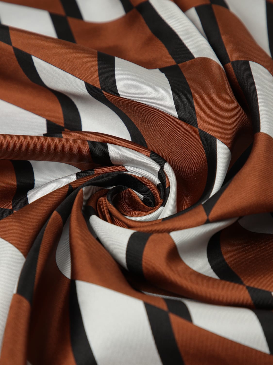 COCCINELLE NECK SCARF: Neck scarf woman Coccinelle, Brown - Img 3