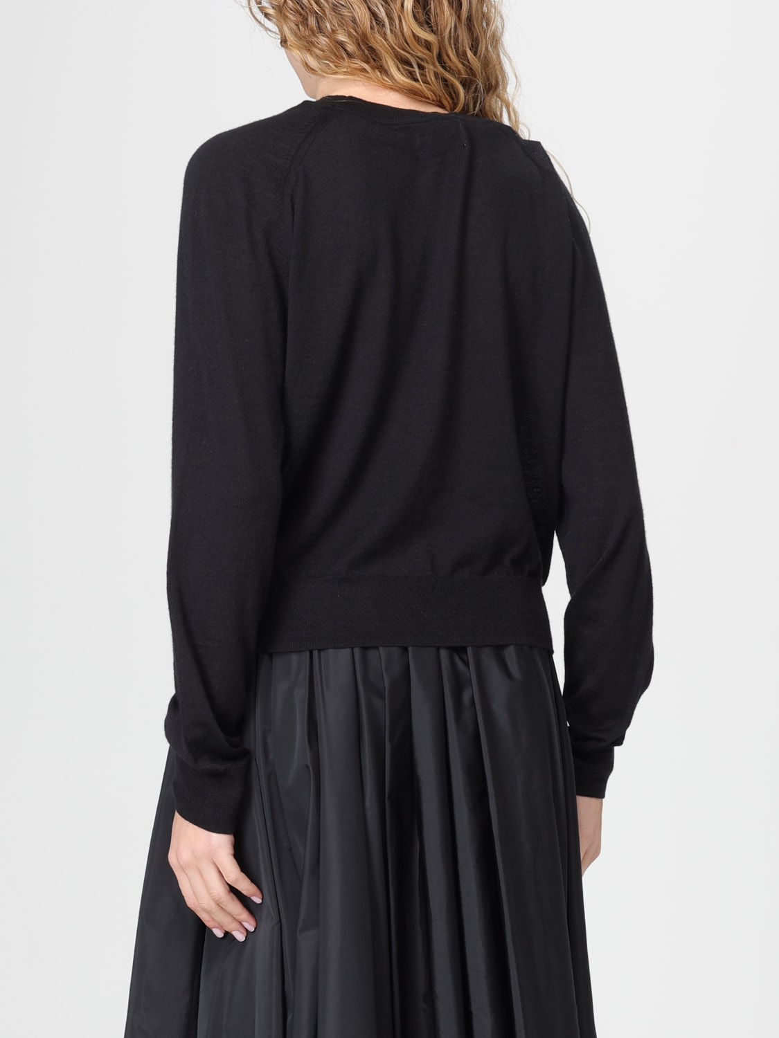 LOU LOU STUDIO MAGLIA: Maglia a girocollo basic Lou Lou Studio, Nero - Img 2