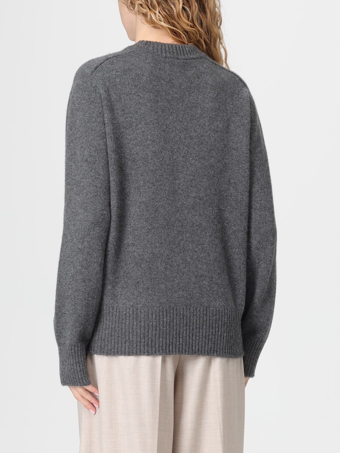 LOU LOU STUDIO MAGLIA: Maglia a girocollo basic Lou Lou Studio, Antracite - Img 2