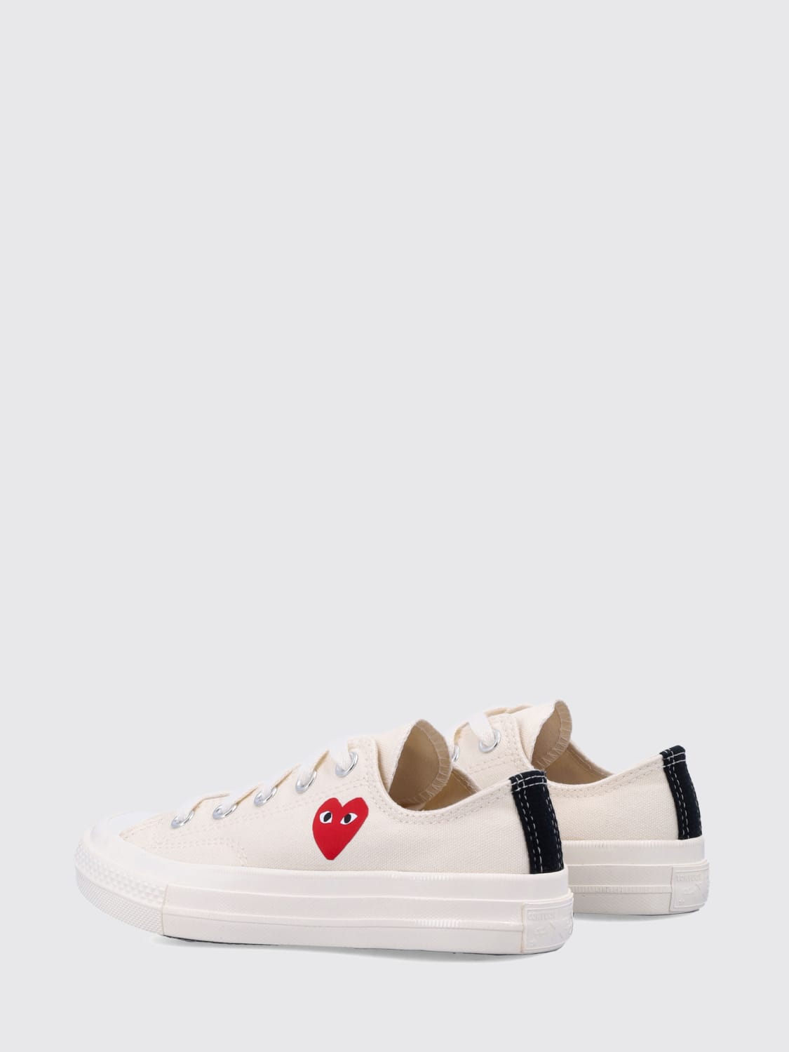 COMME DES GARÇONS PLAY X CONVERSE 运动鞋: 运动鞋 儿童 Comme Des Garçons Play X Converse, 白色 - Img 3