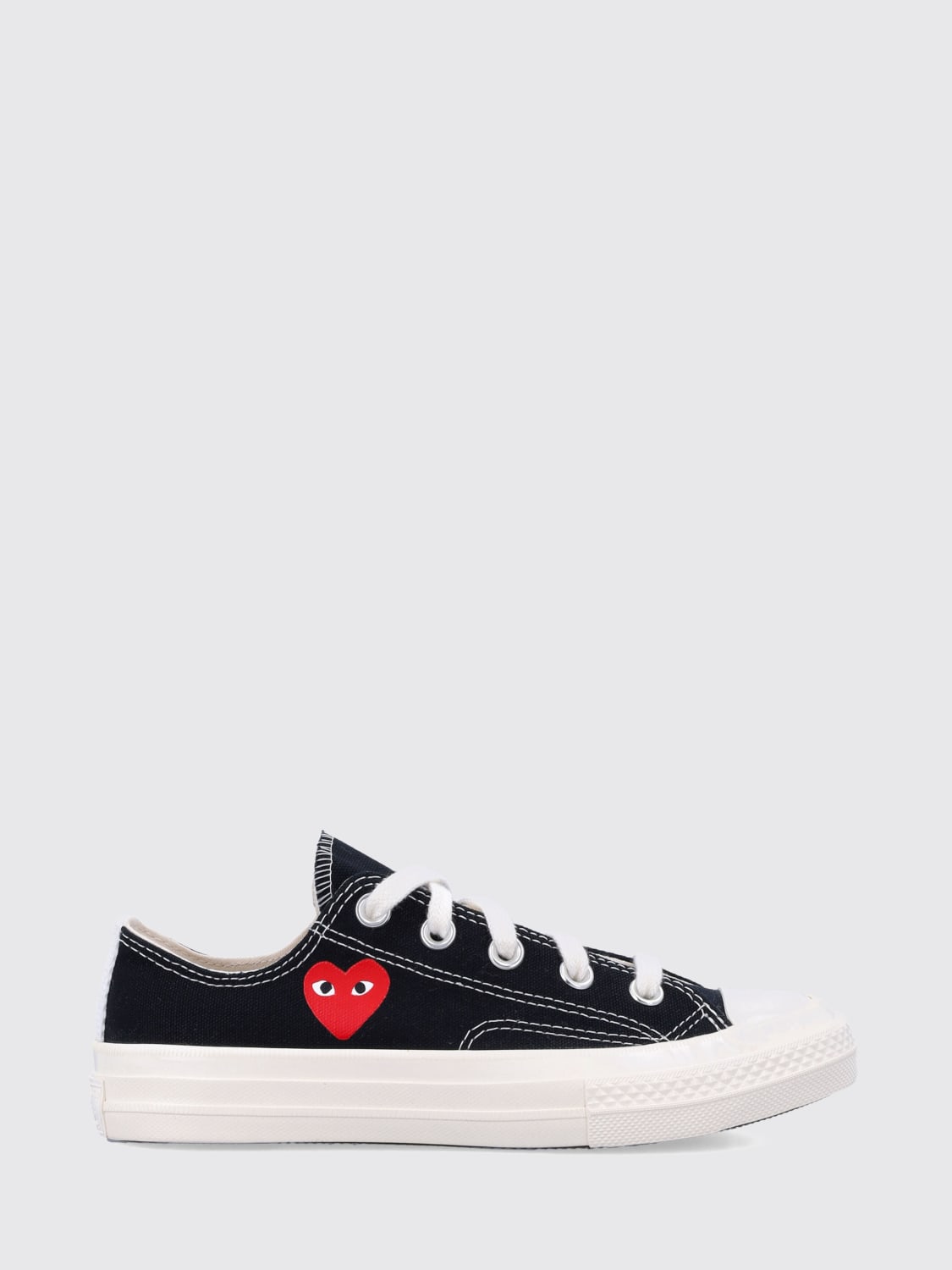 COMME DES GARÇONS PLAY X CONVERSE TRAINERS: Trainers kids Comme Des Garçons Play X Converse, Black - Img 1