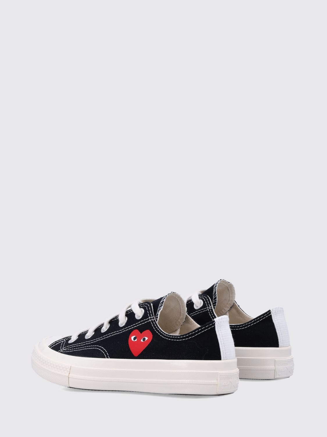 COMME DES GARÇONS PLAY X CONVERSE TRAINERS: Trainers kids Comme Des Garçons Play X Converse, Black - Img 3
