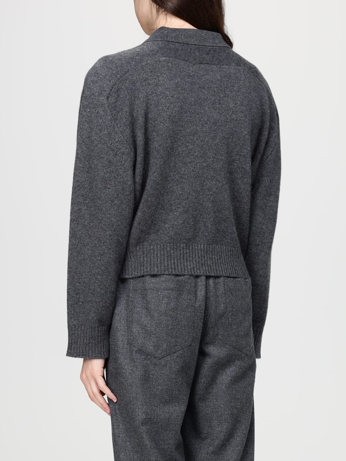 LOU LOU STUDIO POLO: Polo damen Lou Lou Studio, Charcoal - Img 2