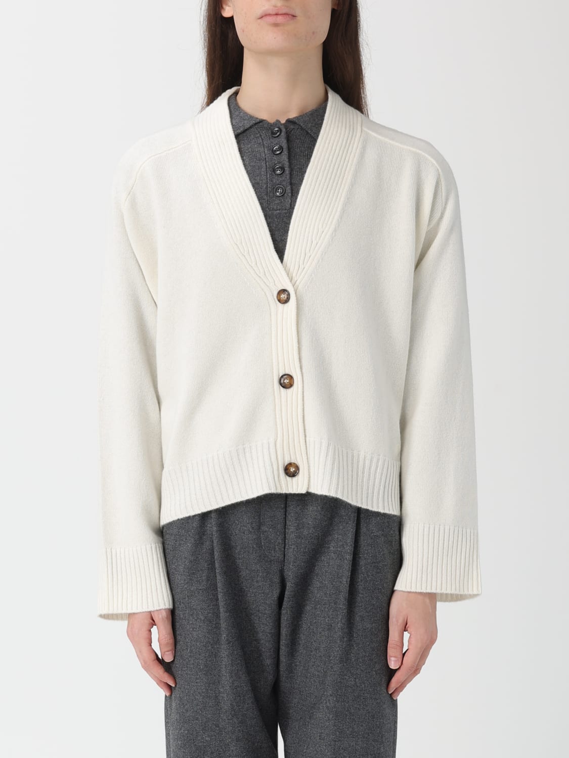 LOU LOU STUDIO SWEATER: Sweater woman Lou Lou Studio, Ivory - Img 1