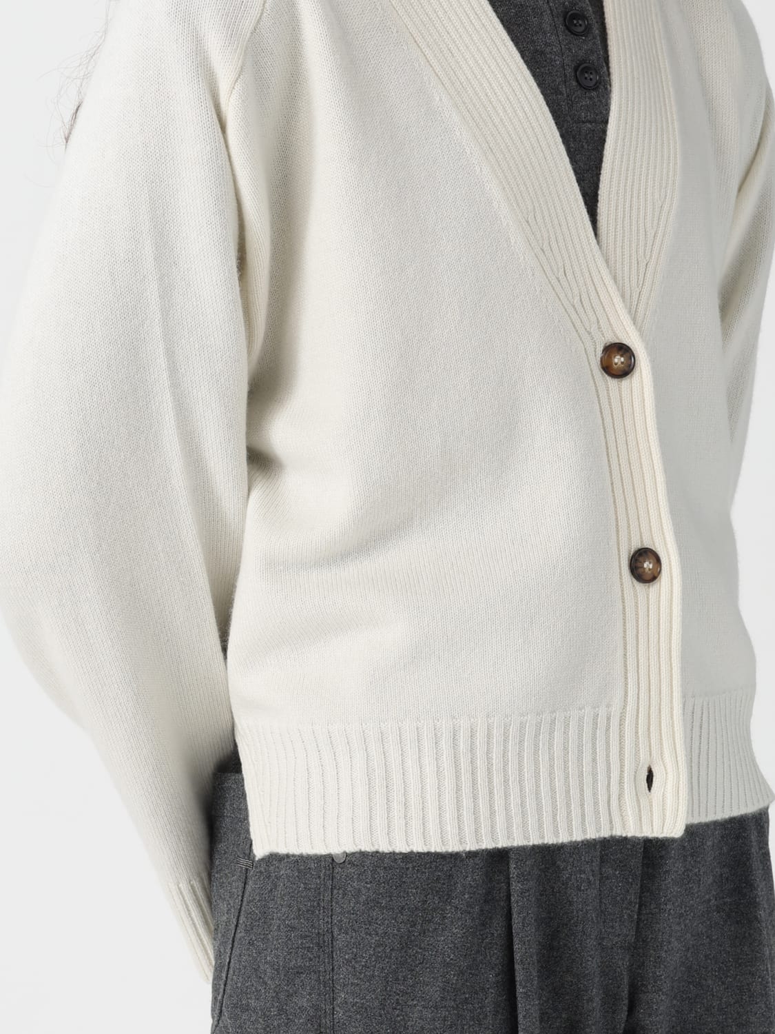 LOU LOU STUDIO SWEATER: Sweater woman Lou Lou Studio, Ivory - Img 4