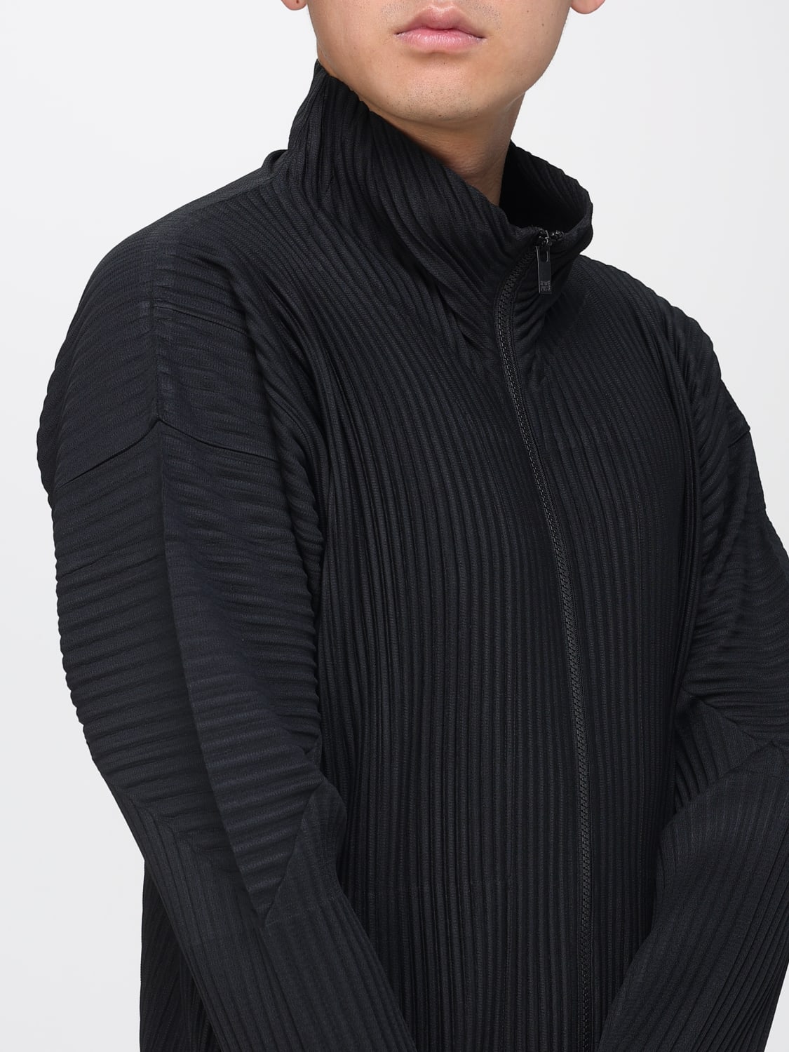 HOMME PLISSE' ISSEY MIYAKE SWEATER: Cardigan men Homme Plisse' Issey Miyake, Black - Img 4