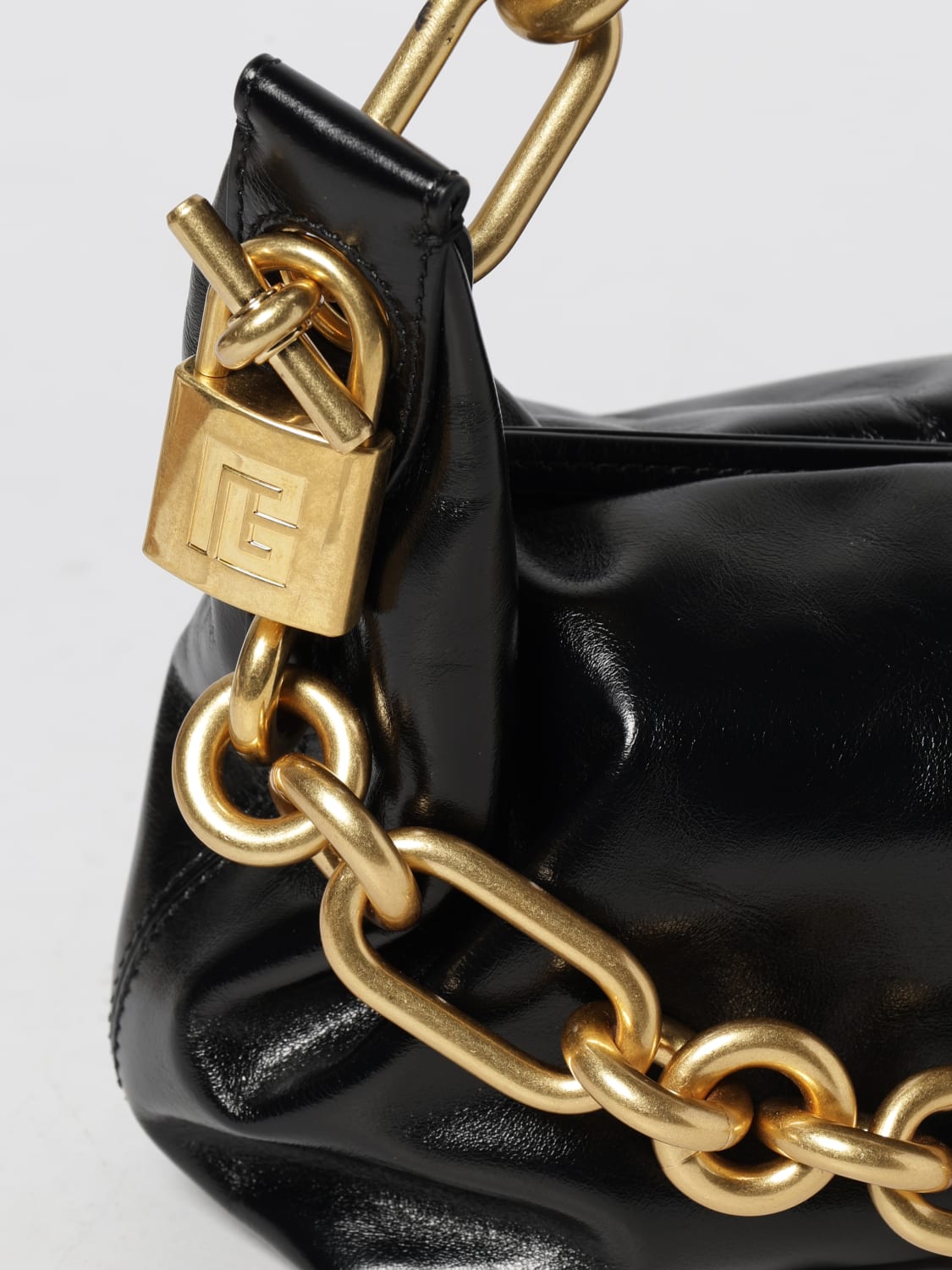 BALMAIN SHOULDER BAG: Shoulder bag woman Balmain, Black - Img 4